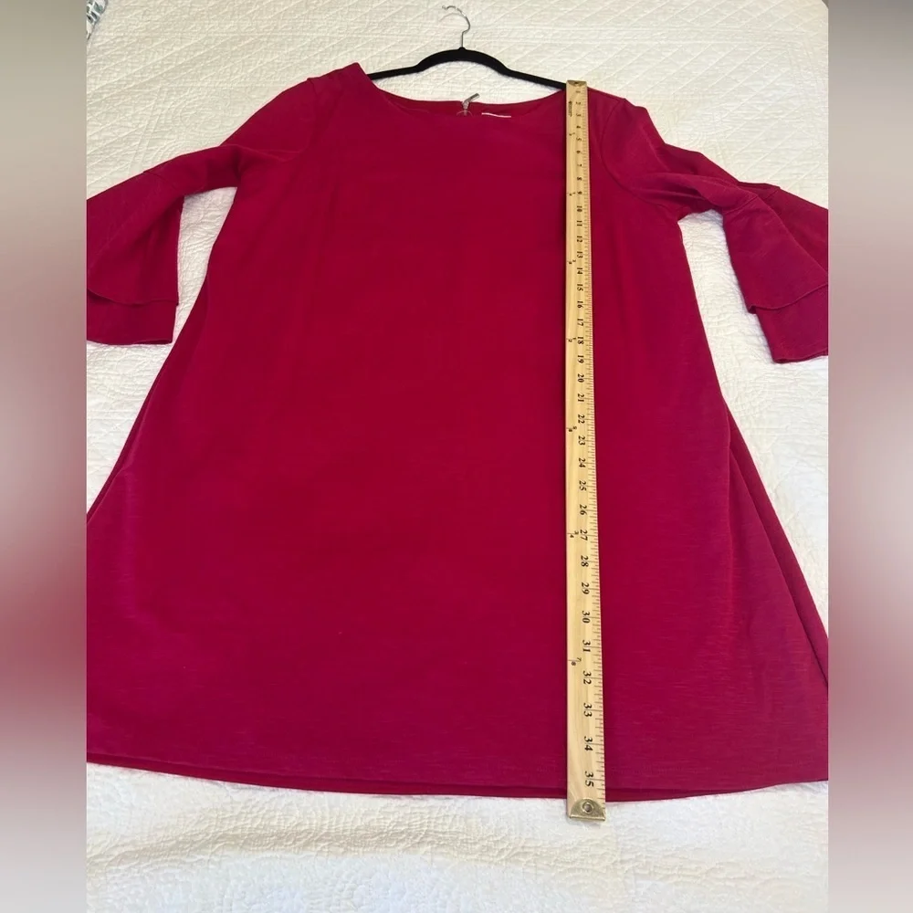 Cato Dark Pink 🩷 Bell Sleeve Dress - Picture 7 of 9
